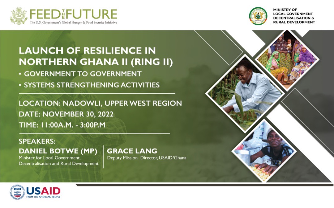 MLGDRD to launch Resilience In Northern Ghana II Program
